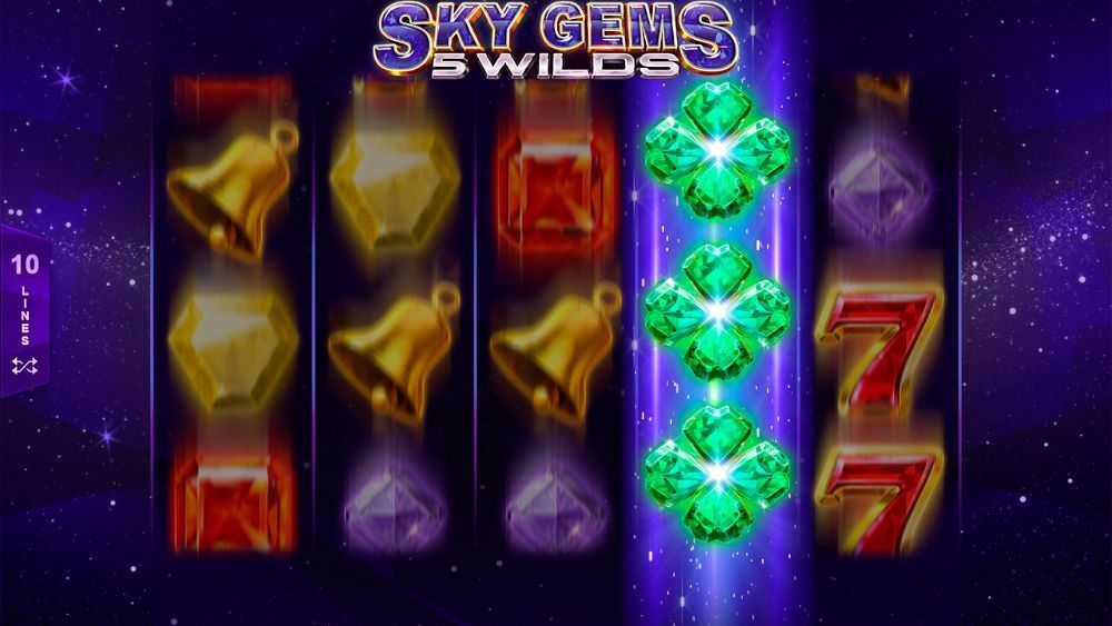 Sky Gems 5 Wilds big win